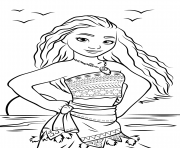 moana waialiki disney  Coloring Pages